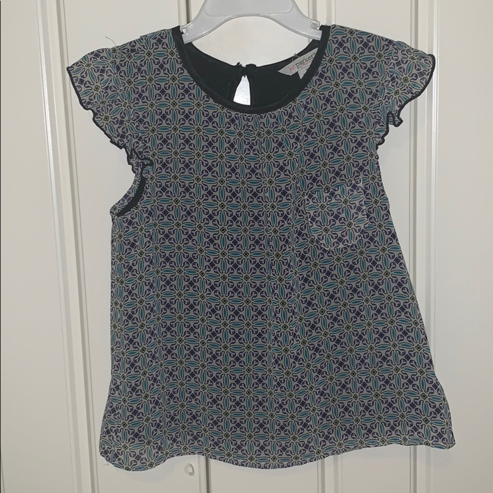 girls size 8 blouse from hartstrings with ruffles